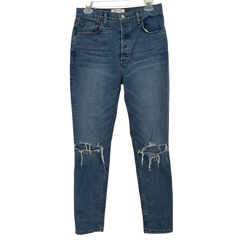 Reformation Blue Skinny Jeans